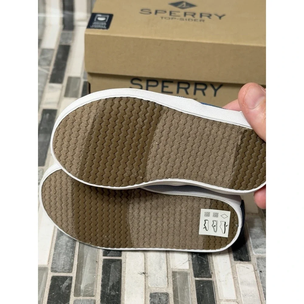 Sperry Kids Bodie Jr Washable Shoes Blue Size 5 Little Kids